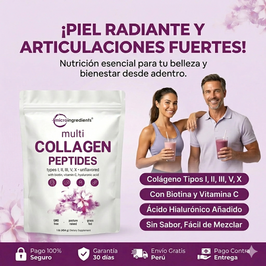 Recupera tu belleza desde adentro! Multi Collagen Peptides!