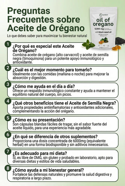 Oil of Oregano Microingredients® Fórmula 2 en 1 y Defensa Antioxidante para el cuerpo, protejelo desde hoy!